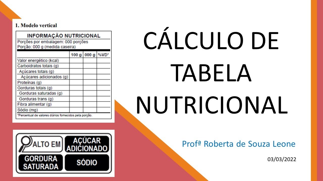 Curso de Rotulagem Nutricional - IN 75/2020