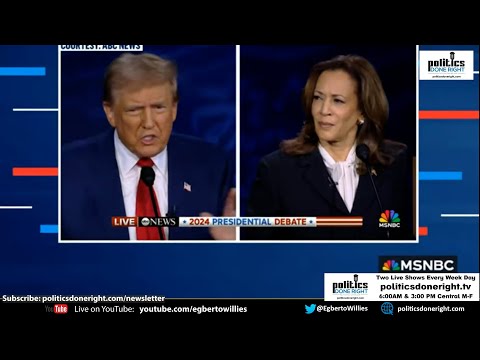 Watch Kamala Harris destroy Trump on his Roe vs. Wade abortion lie.
