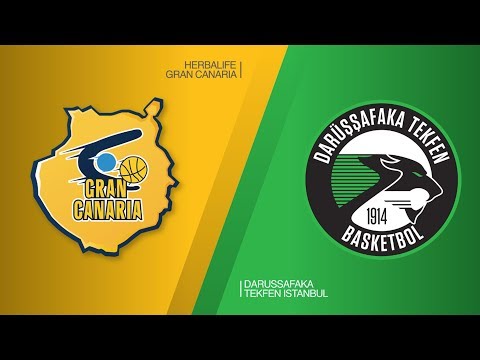 Herbalife Gran Canaria - Darussafaka Tekfen Istanbul Highlights | EuroLeague RS Round 26