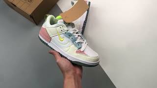Nike Dunk Low Disrupt 2 Easter Blue Green Gold Pink
