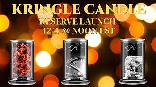 Kringle Candle Reserve Post Burn Reviews (Launching 12/4 at Noon EST)