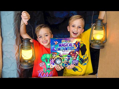 Vlad und Niki spielen mit Magie 8 Ball magische Begegnungen