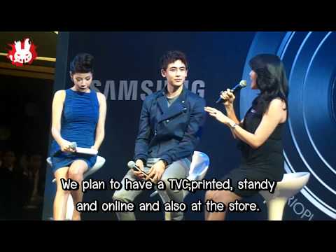 [Eng-Sub]111005 Nichkhun interview @ Samsung press conference3