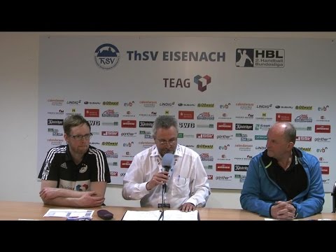 Pressekonferenz ThSV Eisenach vs. HC Empor Rostock 30:23 (17:13)
