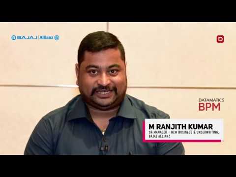 Bajaj Allianz Life - Customer Success Story (M Ranjith Kumar -Sr. Manager New Business & Underwriting)