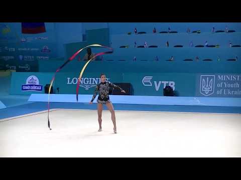 Sanchez Salazar M. (VEN)  ribbon  World Championships RG 2013 Qual