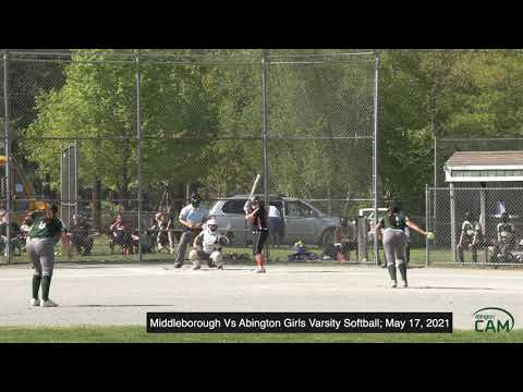 Middleborough Sachems vs Abington Green Wave Girls Varsity Softball; May 17, 2021