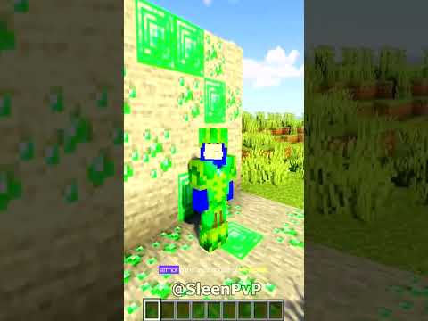 EMERALD ARMOR in the NEWEST Minecraft Update 😮 #shorts