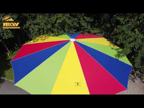 🔅😎 may Sonnenschirme SCHATTELLO  in der 🚩 KiTa St Josef Würzburg Oberdürrbach