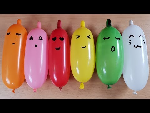 Making Slime with Funny Balloons - Satisfying Slime video