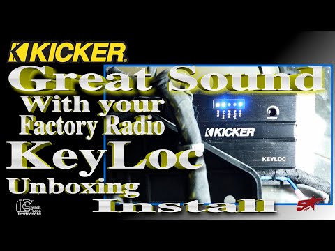 How to make adding an amp to you factory radio sound great with the Kicker KeyLoc