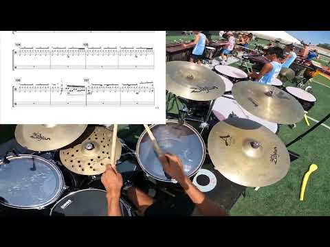 Bluecoats Drum Set, Momento Magico - LEARN THE BEATS