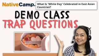 [Native Camp] Demo Class Trap Questions 2023 | Daily News - “What Is 