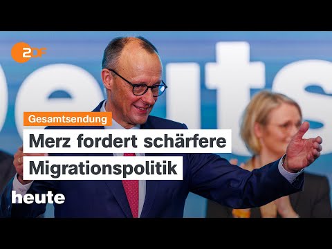 heute 19:00 Uhr vom 26.01.2025 Wahl in Belarus, Fünf-Punkte-Plan zur Migration, Kritik an Merz
