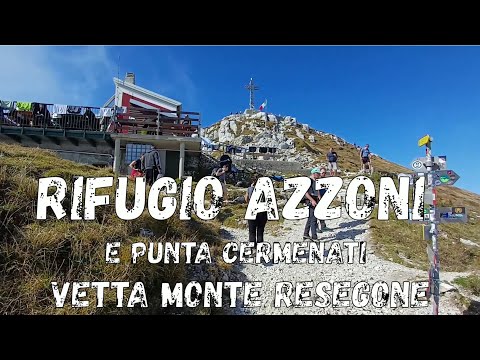 Vetta Resegone - Rifugio Azzoni e Punta Cermenati (1875m) + Rifugio Grande Faggio #walking #hiking
