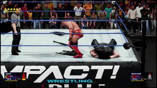 Brian Cage vs Abyss Monsters Ball IMPACT World Championship