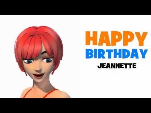 HAPPY BIRTHDAY JEANNETTE!