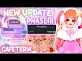 NEW CAFETERIA PHASE 8 COMING! DELIVERY SERVICE?! RELEASE DATE NEWS 👑Royale High New Updates Leaks