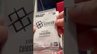 Gundam Celestial drive bonus pack #gundam #tcg #asmr #bandai #cards #packs