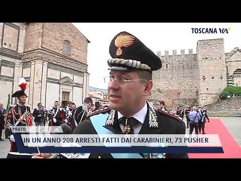 2022-06-06 PRATO - IN UN ANNO 208 ARRESTI FATTI DAI CARABINIERI, 73 PUSHER