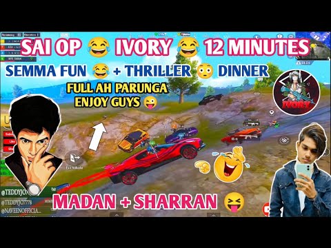 Sai OP 😂 ivory 😅 MADAN+SHARRAN 😝 SEMMA FUN BUT ??? THRILLER DINNER LOBBY #bgmilive #madan #TN49YT 