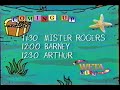 WETA Kids Coming Up Mister Rogers Barney Arthur