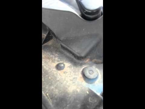 Cowl windshield grill removal