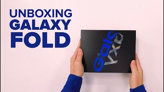 Galaxy Fold: Unboxing del primer teléfono plegable de Samsung