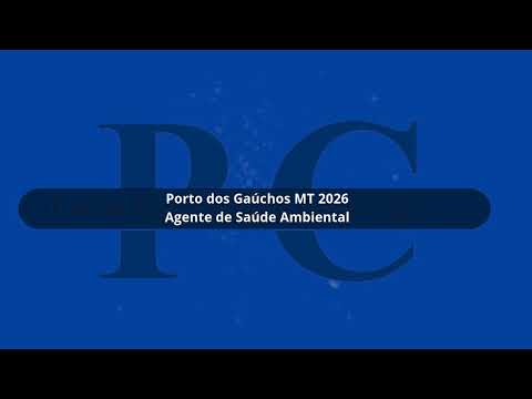 Apostila Prefeitura de Porto dos Gaúchos MT 2026 Agente de Saúde Ambiental