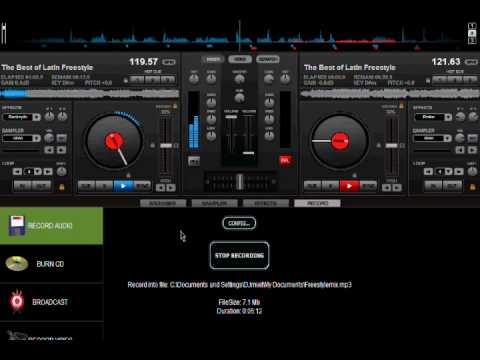 Virtual DJ Mix  Old School 90's Latin Hip Hop/Freestyle Mix