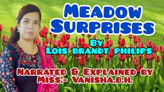 Meadow Surprises lll by Lois Brandt Philips.lll English poem