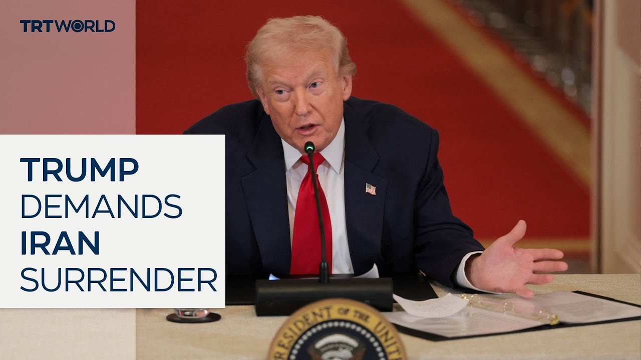 Video | Trump says no Iran deal without unconditional surrender