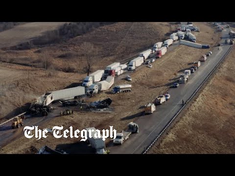 Wisconsin crash: More than 40 vehicles involved in a huge pile-up