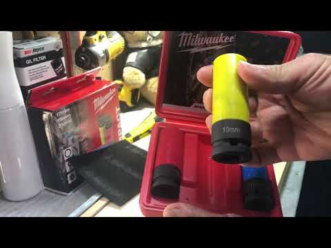 Milwaukee tool redemption 3 pc lug nut impact sockets