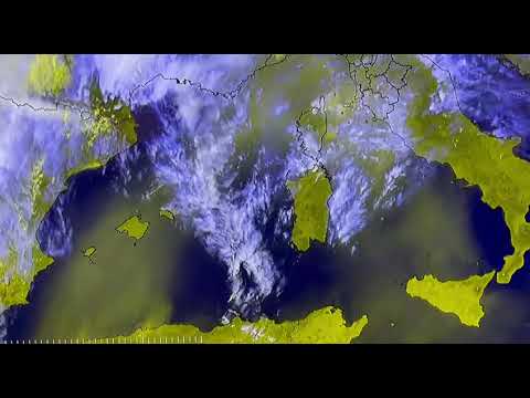 I flussi di polveri dal Sahara nelle riprese dal satellite del 29 Marzo 2024