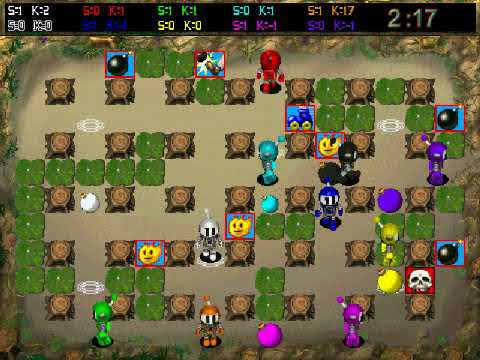 Atomic Bomberman - 10 Player Match (vs. CPU) #3