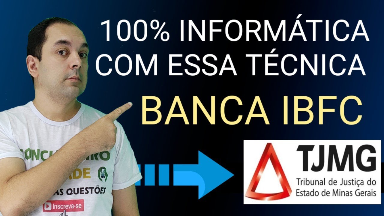 CORREIOS 2024 - BANCA IBFC - TÉCNICA para gabaritar as Questões de INFORMÁTICA para concurso 2024