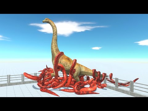 Fight Above TITANOBOA CAGE - Animal Revolt Battle Simulator