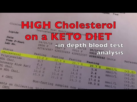 High Cholesterol on a Keto Diet -in depth blood test analysis