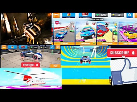 Crazy Ramp Car  Stunts Racing 2024🏎️- Impossible GT Car Mega Tracks Simulator 3D: Android Gameplay#1