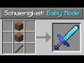 Minecraft im BABY MODE durchspielen! (extrem einfach)