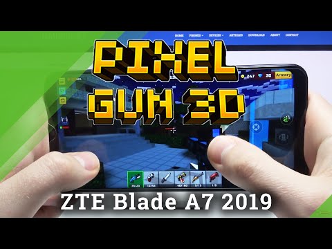 Gameplay of Pixel Gun 3D on ZTE Blade A7 2019 – Efficiency Test
