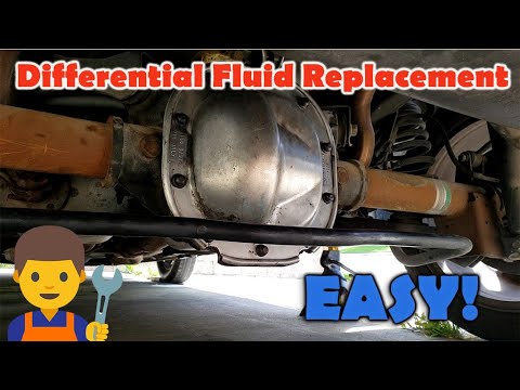 How to Change Rear Differential Fluid - Differential Gear Oil Flush (Mustang GT)
