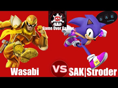 Game Over Games - SAK|Stroder (Sonic) VS Wasabi (Falcon) SSB4 Singles