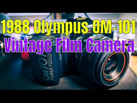 1988 Olympus OM-101 (OM-88) Power Focus - Vintage Film Camera