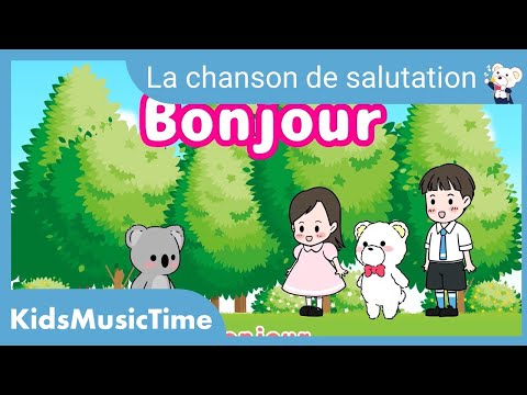 La chanson de salutation - comment faire la salutation en français / salutations au japon