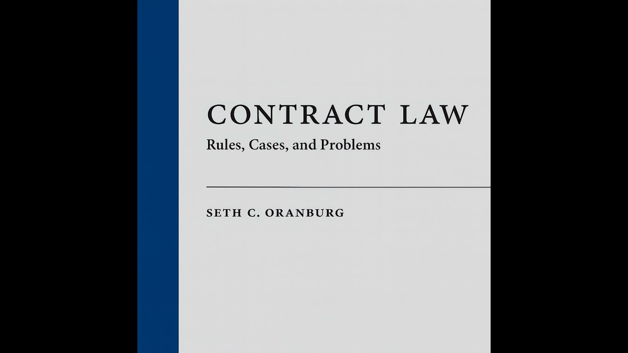 What Is Contract Law? (Chapter 1 from Contract Law: Rules, Cases, and Problems)