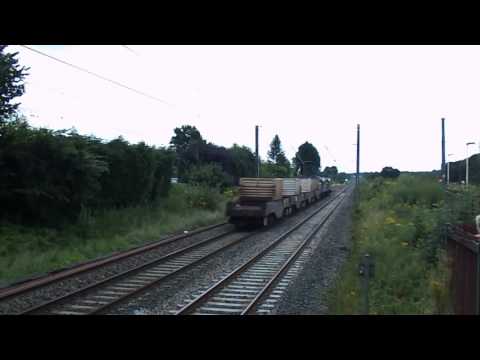 X2 drs class 37 with 4 flasks from Sellafield at Euxton Junction 27/7/2016