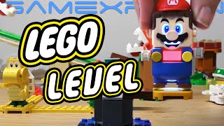 We Made a LEGO Super Mario Level! Watch Us 'Play' It!