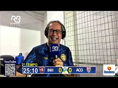 Túlio Isac narrando os gols - Inhumas 1 x 1 Atlético | Goiano 2025